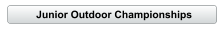 Junior Outdoor Championships
